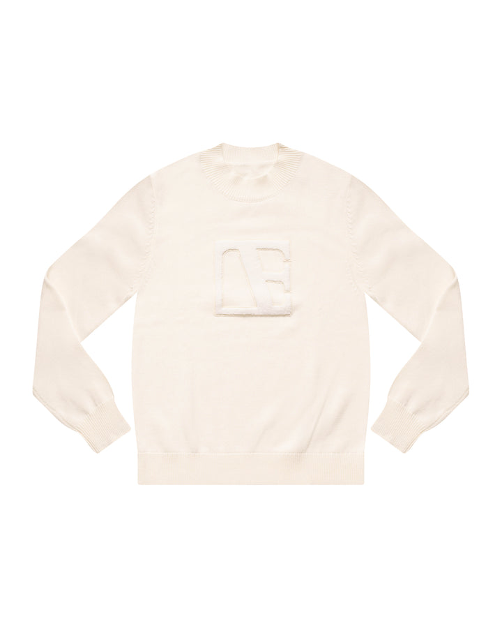 Cream-Executive Label Sweater