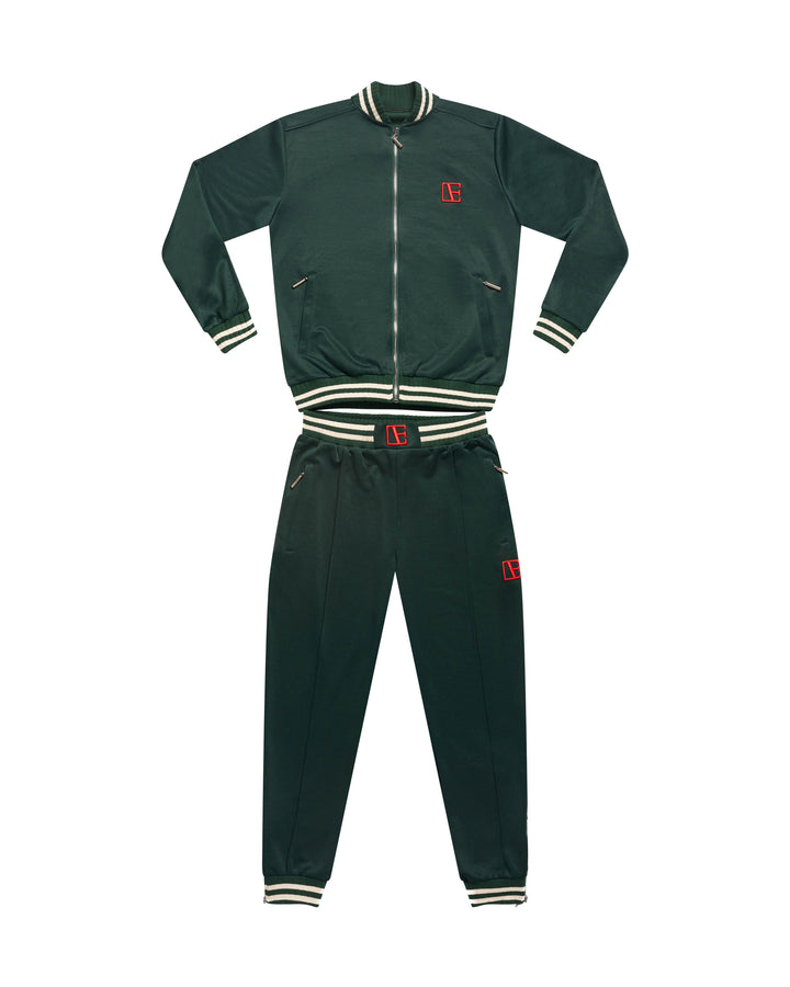 Forest Green-Red Label Tracksuit