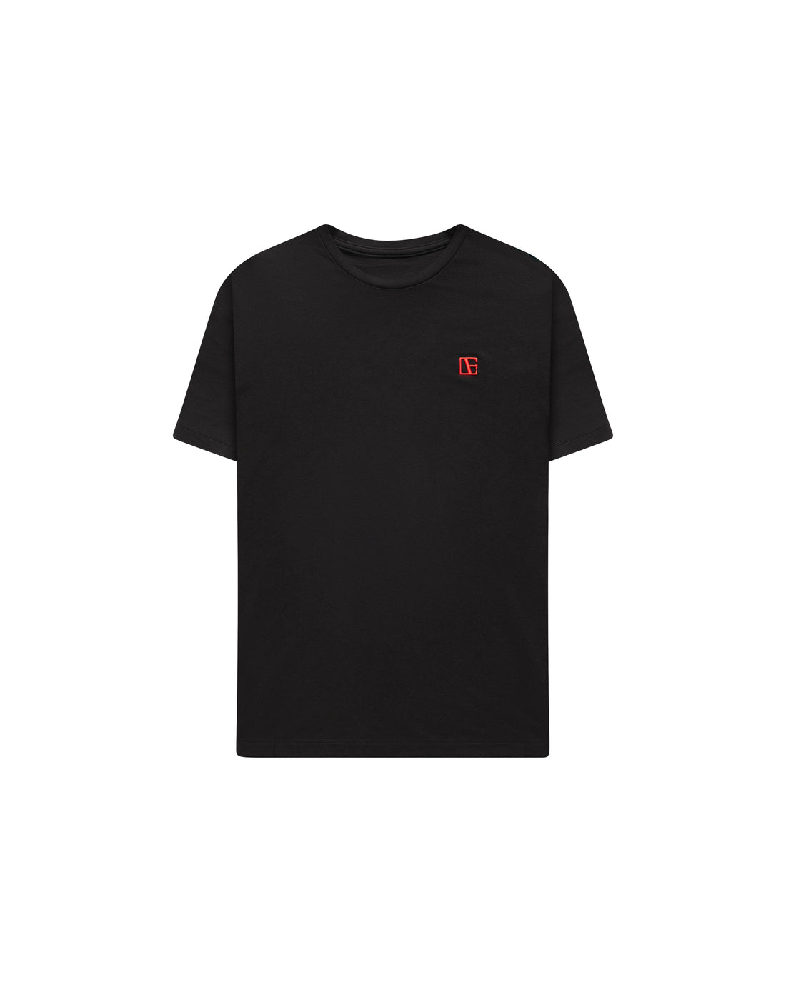 ETN Premium Split Hem Tee – Black/Red