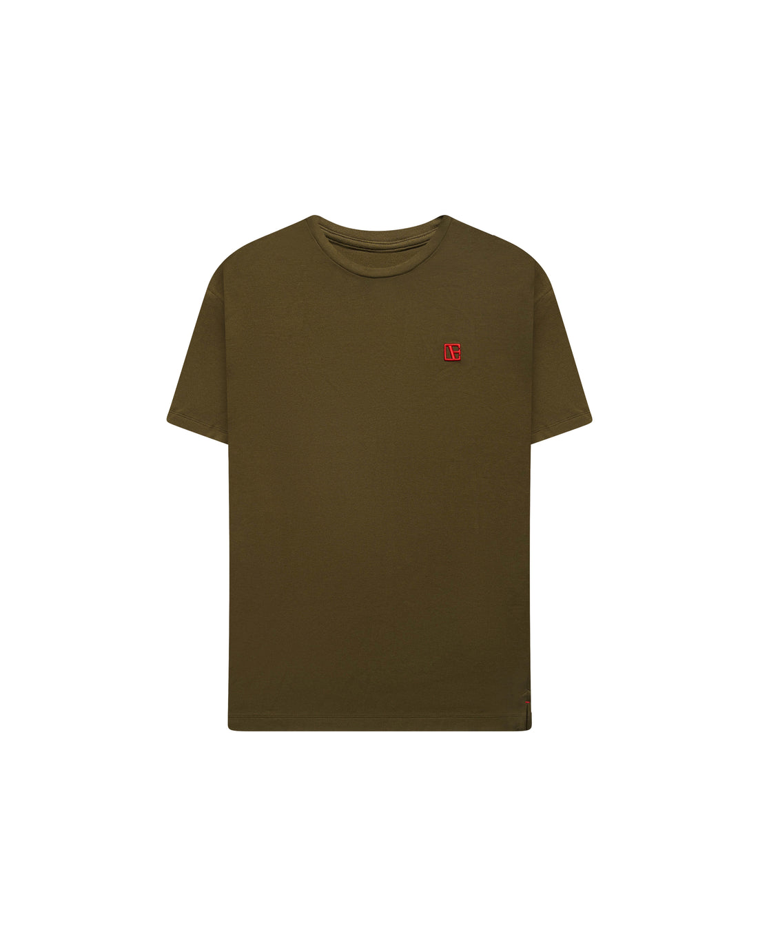 ETN Premium Split Hem Tee – Green/Red