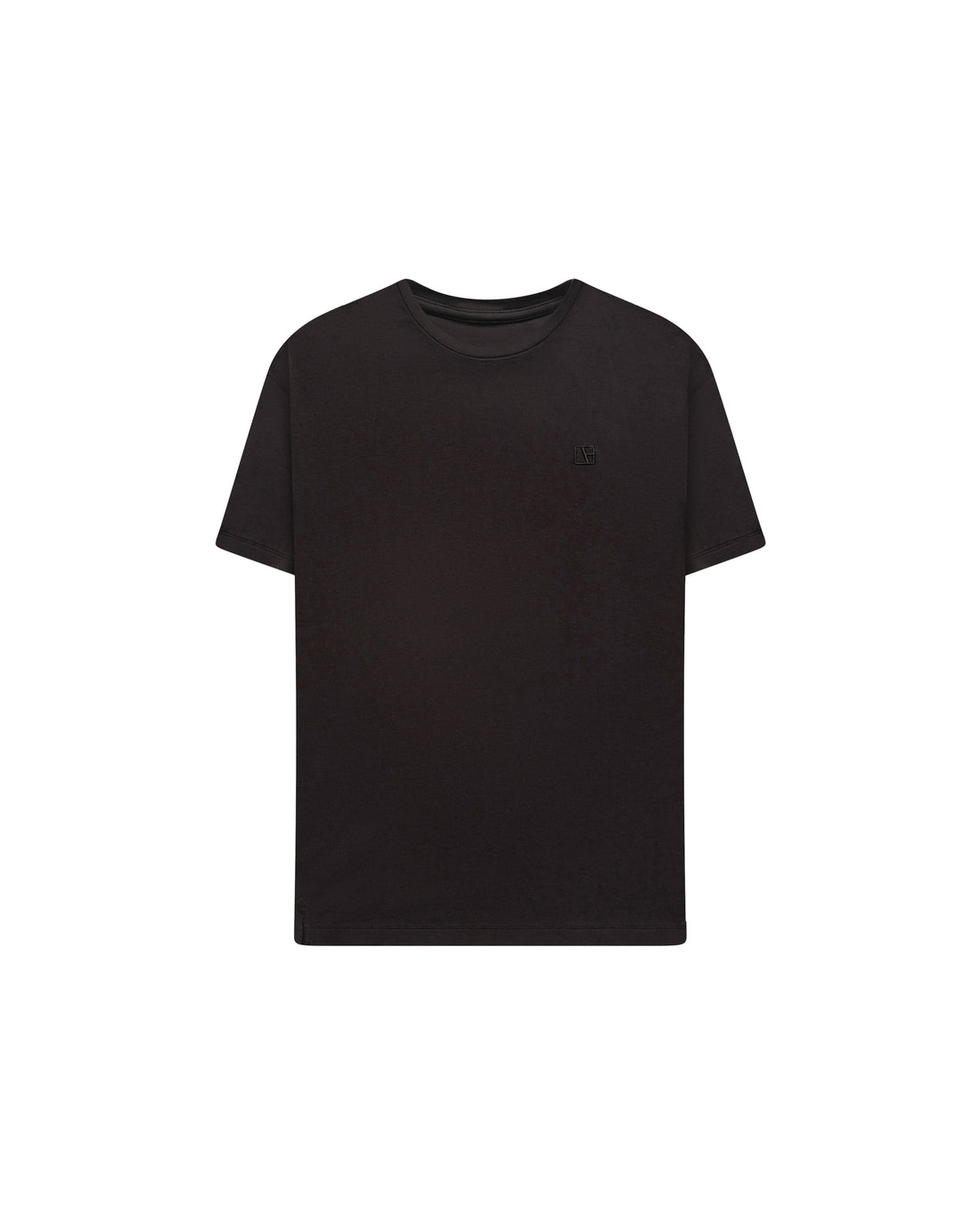 ETN Premium Split Hem Tee – Black/Black