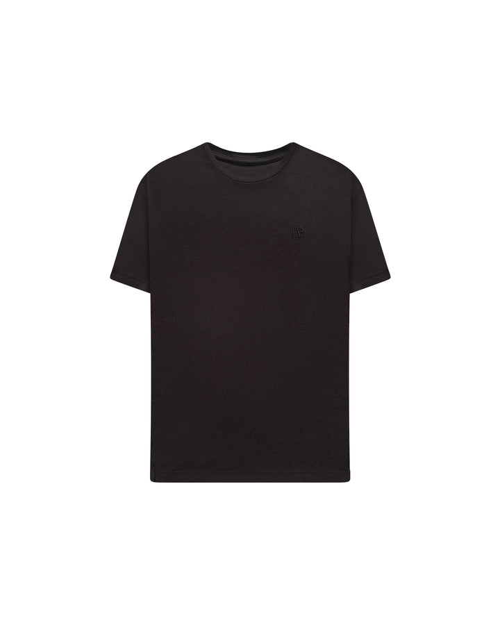 ETN Premium Split Hem Tee – Black/Black