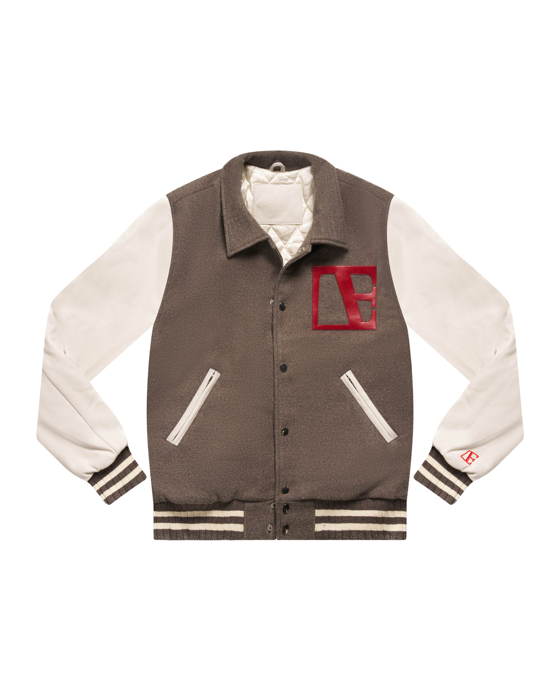 Gray-Red Label Letterman