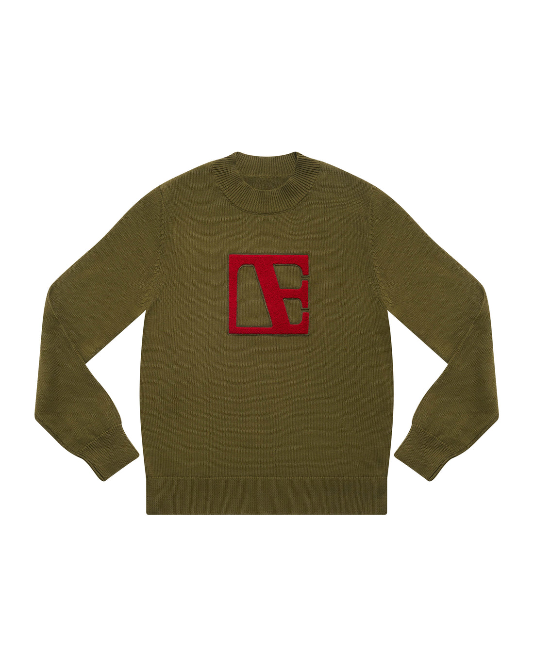 Forest Green-Red Label Sweater